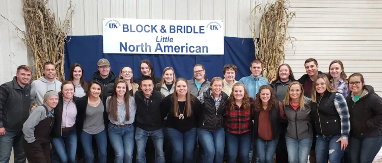 Block and Bridle members at the Little North American competition