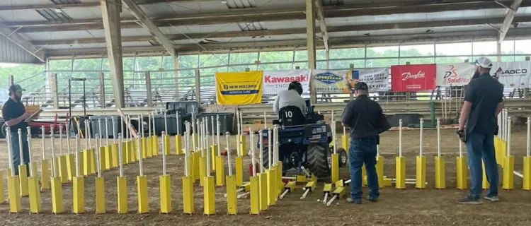 The Wildcat Pulling Team at a competition