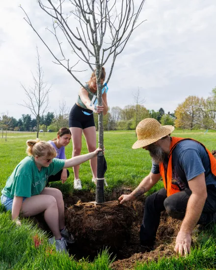 Dr. Kenton Sena will be hosting a tree-planting for his Ecology of Middle-earth class and Environmental and Sustainability Studies on April 16, 2024.