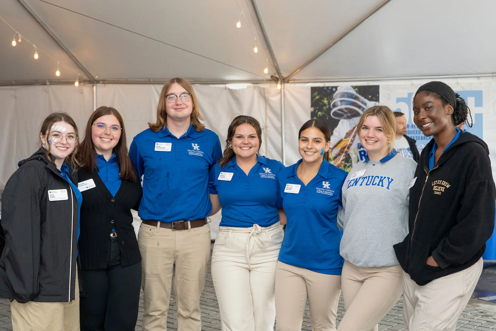 Students attend the 2025 Roundup tailgate