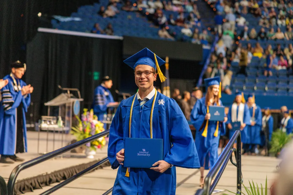 Graduation, UK graduation, commencement The UK Martin-Gatton College of Agriculture, Food and Environment 2024 spring commencement ceremony was held Friday at Rupp Arena.