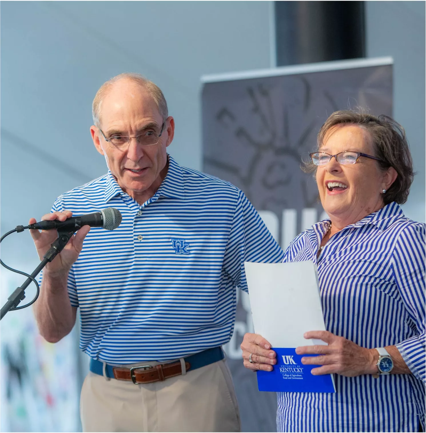UK President Eli Capilouto and Dean Nancy Cox
